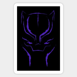 Black Panther Mask: Purple Magnet